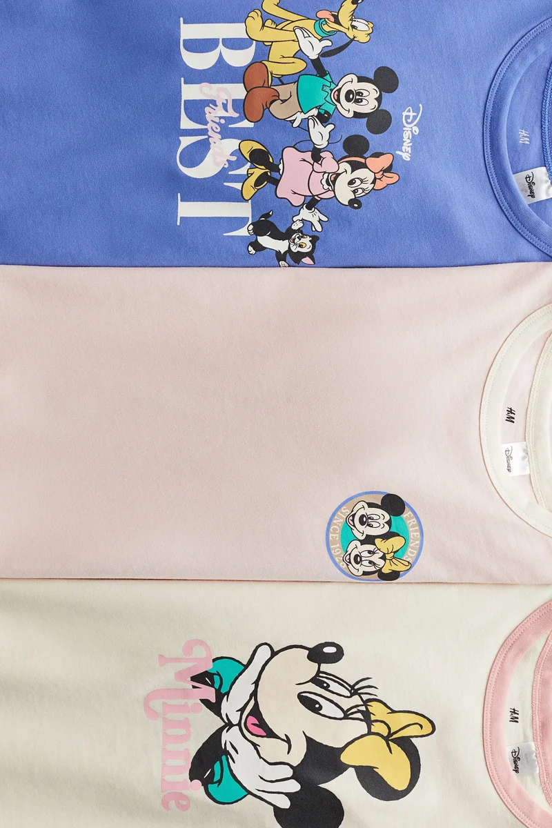 اتش اند ام 3-pack printed jersey tops