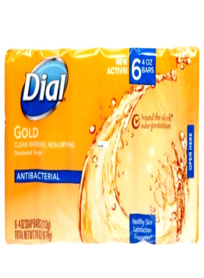 Dial Antibacterial Soap Bar, Gold, 6 Count (Pack of 2) - Image 3