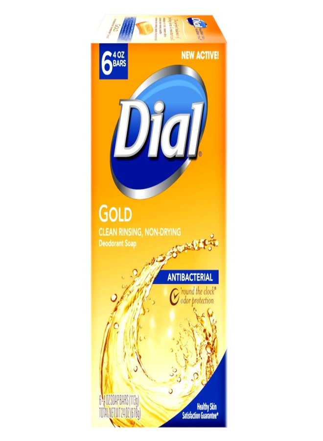 Dial Antibacterial Soap Bar, Gold, 6 Count (Pack of 2) - Image 2