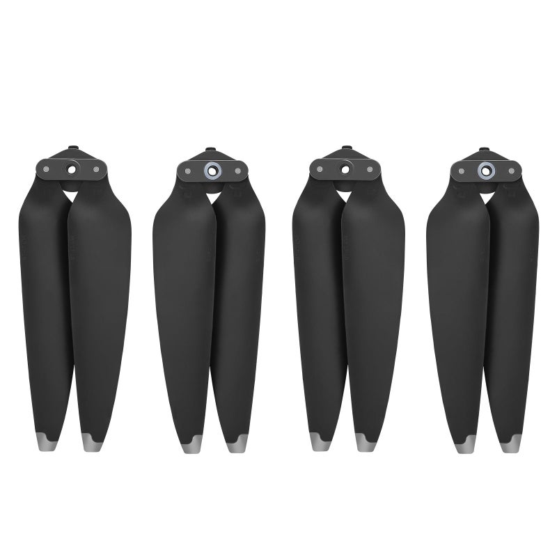 2 Pairs Foldable Propellers 8747F Blades for DJI Mavic Air 3, Low-Noise, Quick Installation, Orange - Image 2