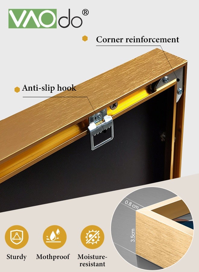 VAOdo Aluminum Alloy Frame Wall Art Stretched, Nordic Decorative Painting, Premium Maximalist Home Decoration, Wall Art Painting, Modern Style Canvas Wall Painting for Living Room Bedroom Office 40*40CM - Image 5