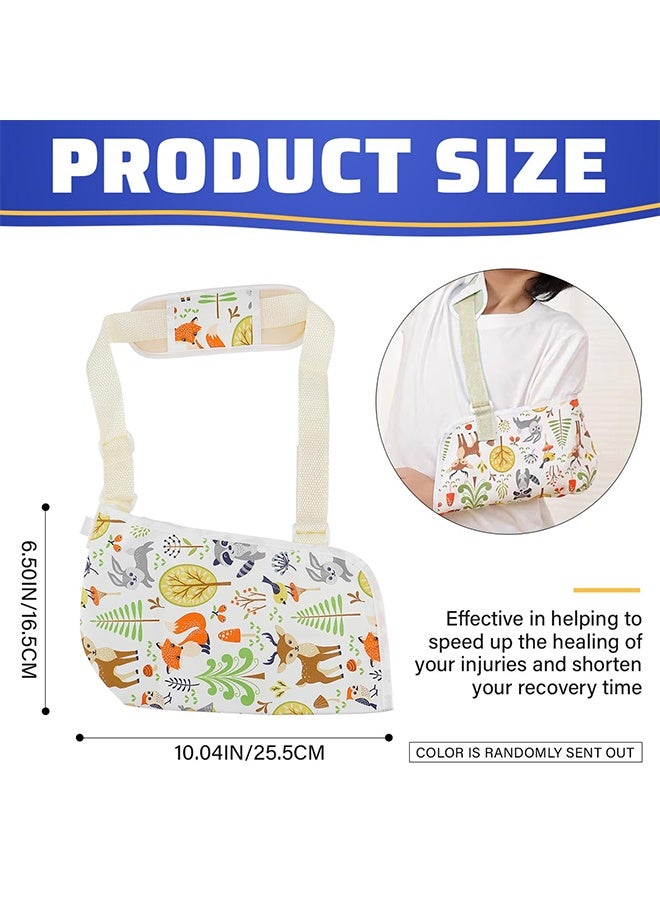 1 Pack Small Kids Breathable Arm Sling, Arm Support & Wrist Stabilizer Forearm Sling with Adjustable Strap & Shoulder Pad, Children Shoulder Immobilizer for Broken Arm, Wrist & Elbow - Image 2