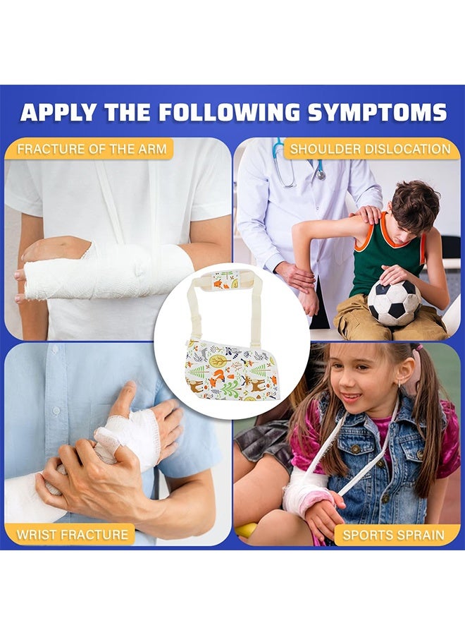 1 Pack Small Kids Breathable Arm Sling, Arm Support & Wrist Stabilizer Forearm Sling with Adjustable Strap & Shoulder Pad, Children Shoulder Immobilizer for Broken Arm, Wrist & Elbow - Image 5