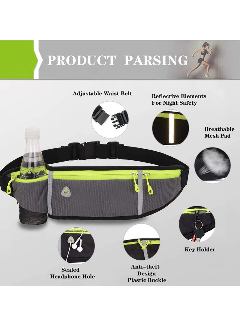 SYOSI Waist Phone Bag Waterproof Running Belt Lightweight Pack with Adjustable Elastic Strap - Image 1