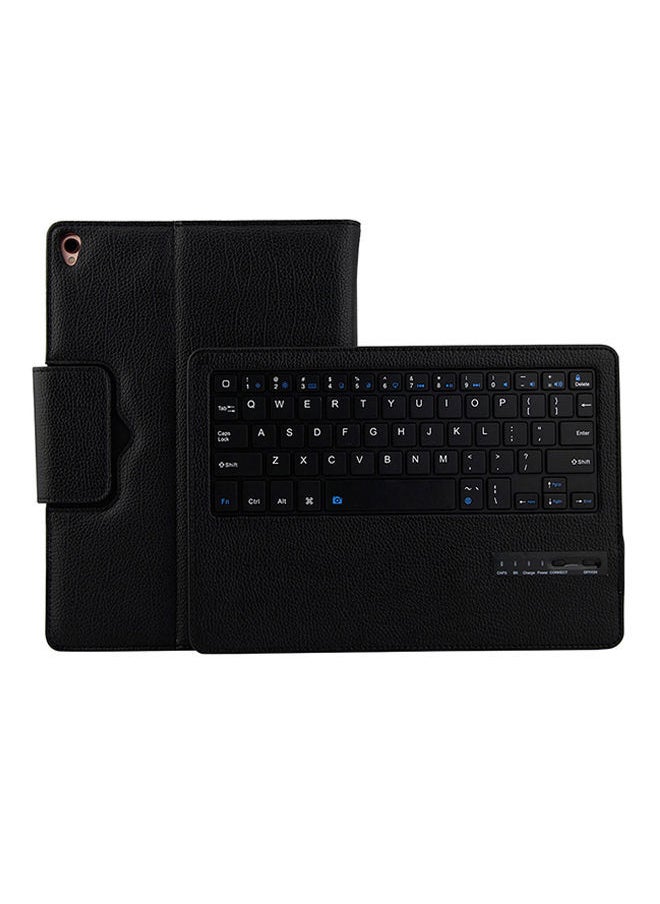 NIBEMINENT Wireless Bluetooth Keyboard Protective Case For Apple iPad 9.7 Inch Black  - Image 1