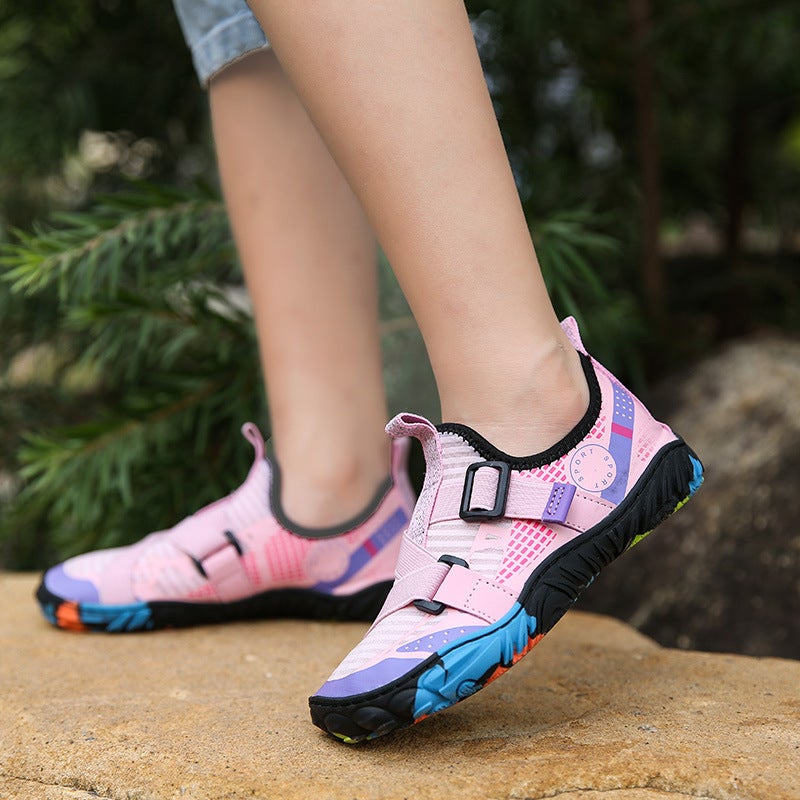 Summer Children''s Beach Swimming Shoes Wading Shoes Women''s Barefoot Diving Girls Outdoor Five-Finger Hiking Shoes Men''s Men''s - Image 5