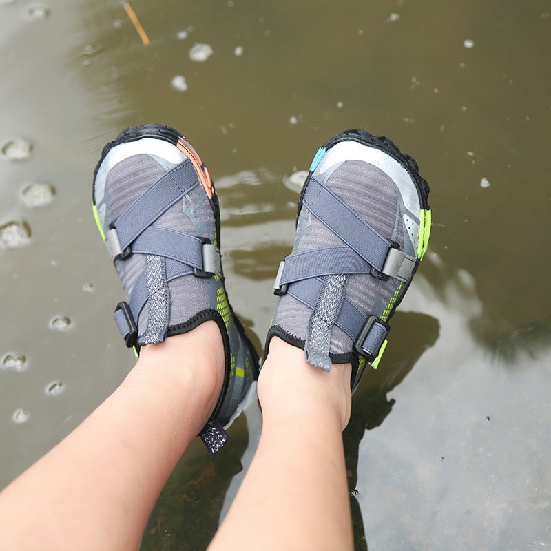 Summer Children''s Beach Swimming Shoes Wading Shoes Women''s Barefoot Diving Girls Outdoor Five-Finger Hiking Shoes Men''s Men''s - Image 4