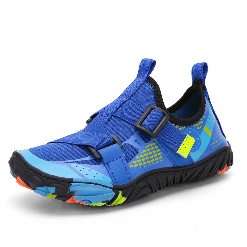 Summer Children''s Beach Swimming Shoes Wading Shoes Women''s Barefoot Diving Girls Outdoor Five-Finger Hiking Shoes Men''s Men''s - Image 1