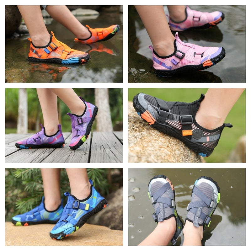 Summer Children''s Beach Swimming Shoes Wading Shoes Women''s Barefoot Diving Girls Outdoor Five-Finger Hiking Shoes Men''s Men''s - Image 2
