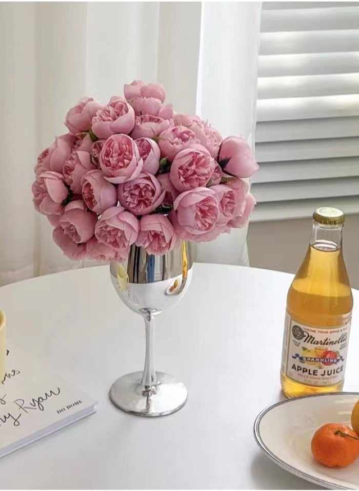 1-Bundle Artificial Little Rose Bouquet/Simulation Rose Bouquet Suitable for Home Living Room Bedroom Dining Room Party Decoration 30 cm - pzsku/Z3AA9F5718C242E79F065Z/45/_/1698496806/fa1552a5-8489-4d90-b64a-77b6f609200b