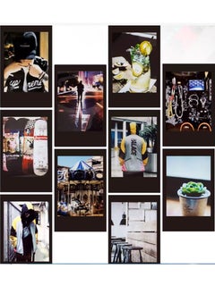 FUJIFILM 10 Sheet Instax Mini Film Photo Paper Black For Camera Portrait Home Decor  - Image 5