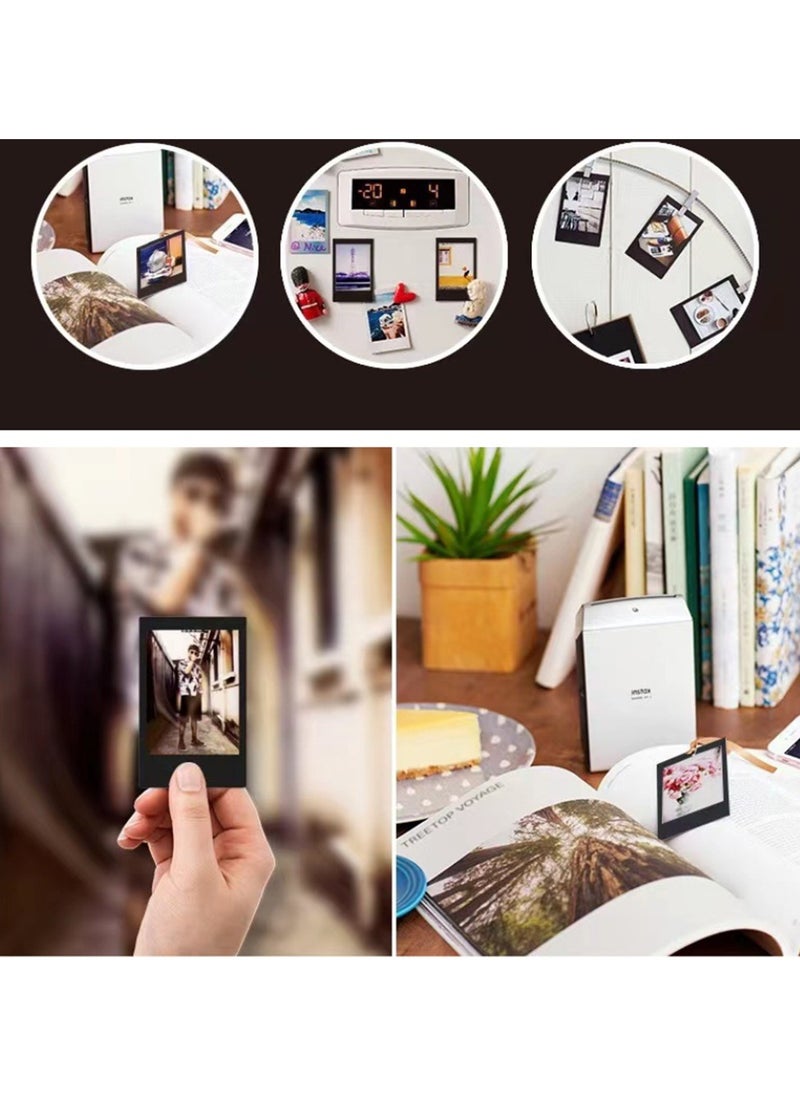 فوجي فيلم - ورق تصوير Instax Mini Film أسود، 10 ورقات، مناسب للكاميرات والديكور المنزلي - Image 1