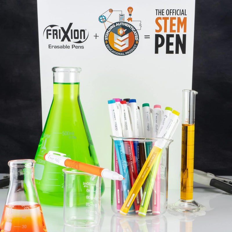 PILOT FriXion Fineliner Erasable Marker Pens, Fine Point 0.7 mm, Pack of 8, Vivid Colors, Erasable Pens - Ideal for School, Journaling, & Office Writing - Image 4