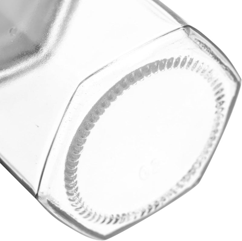 4pcs Glass Honey Jars with Lids 180ml Airtight Hexagonal Honey Dispenser Pots Kitchen Syrup Containers for Home Storage - Image 3