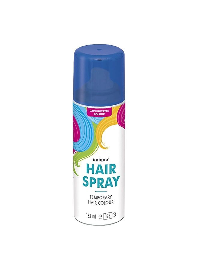 Unique Temporary Neon Color Hair Spray, 4.5 Oz, Blue - Image 1