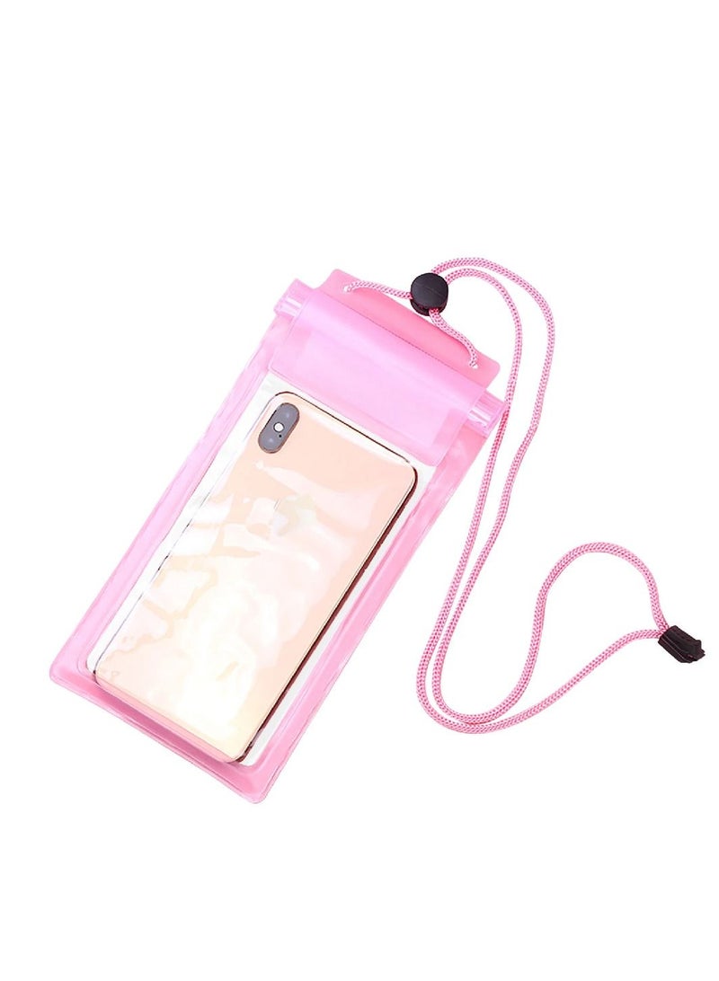 Digi Core حقيبة هاتف مقاومة للماء عالمية في الهواء الطلق، حافظة هاتف مقاومة للماء لهواتف iPhone وSamsung وهواتف Android IPX8 للهاتف المحمول حقيبة جافة على الشاطئ وأساسيات سفينة الرحلات البحرية مع حبل - Image 1