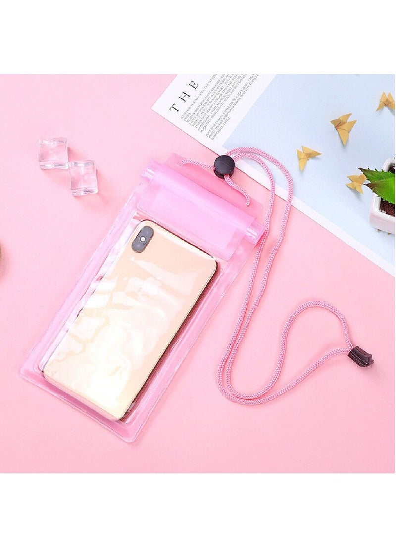 Digi Core حقيبة هاتف مقاومة للماء عالمية في الهواء الطلق، حافظة هاتف مقاومة للماء لهواتف iPhone وSamsung وهواتف Android IPX8 للهاتف المحمول حقيبة جافة على الشاطئ وأساسيات سفينة الرحلات البحرية مع حبل - Image 2