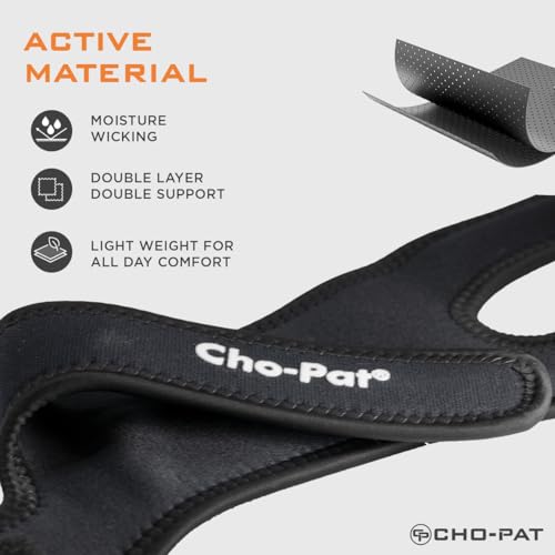 Cho-Pat Dual Action Double-Layer Adjustable Knee Strap, Pain Relief for Chondromalacia, Osgood Schlatter’s, Tendonitis, and Meniscus Tears, X-Large - Image 5