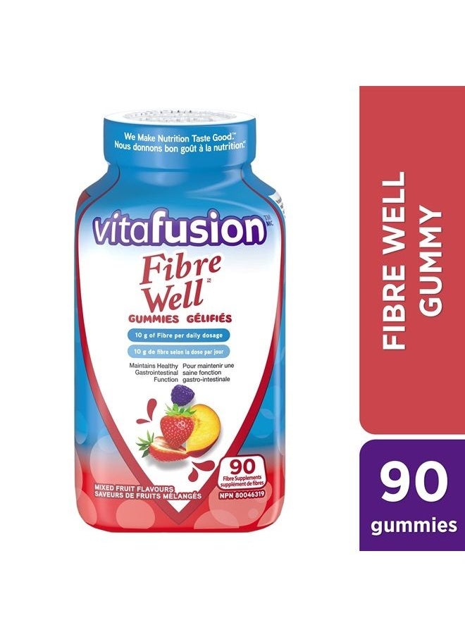 Vitafusion Fibre Well Fibre Supplement Gummies, 90 Gummies  - Image 2
