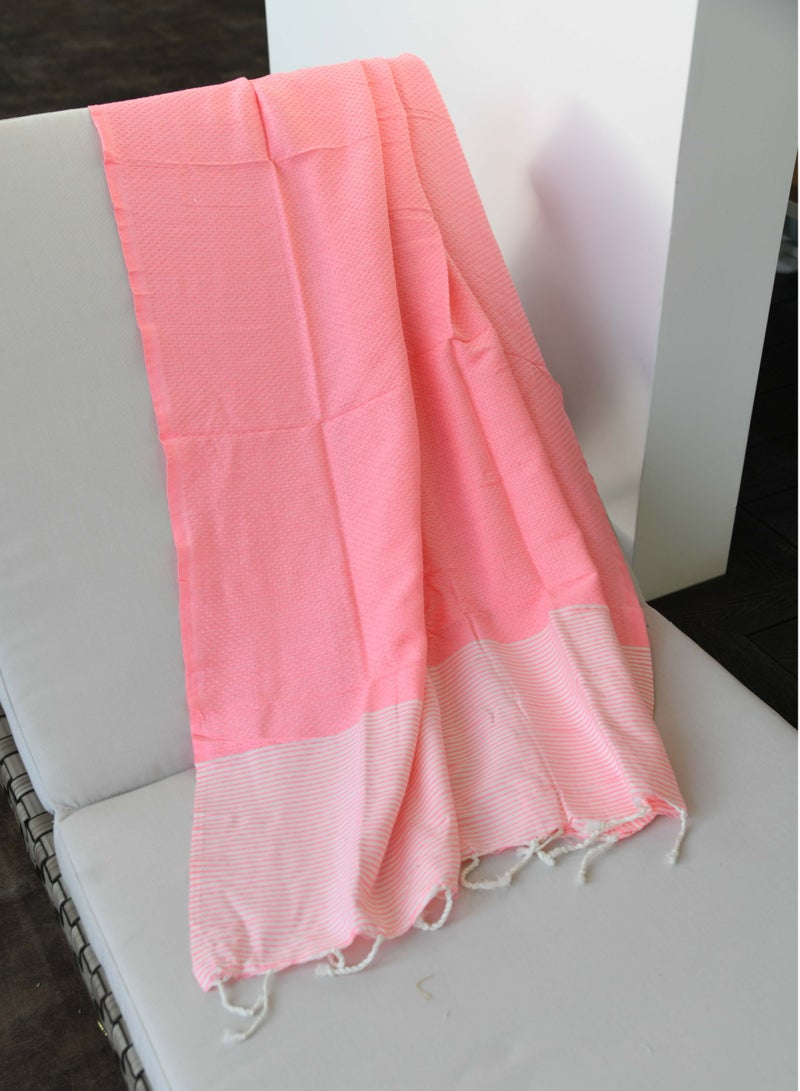 Beach Towel Foutas Peshtemal Hammam corner 100% coton - Image 1