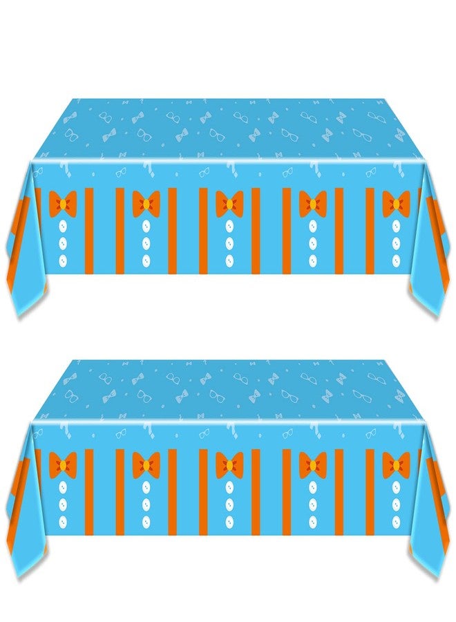 NF ORANGE English Teacher Party Supplies - Pack of 2 - Large Rectangular English Teacher Tablecloth 54in x 108in - English Teacher Party Decorations for Tabletop - Happy Birthday Tablecloth - Image 1