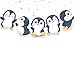PC Penguin Birthday Banner Cute Penguin Party Decorations for Baby Shower Kids Birthday Winter and Arctic Theme Celebrations - Image 3