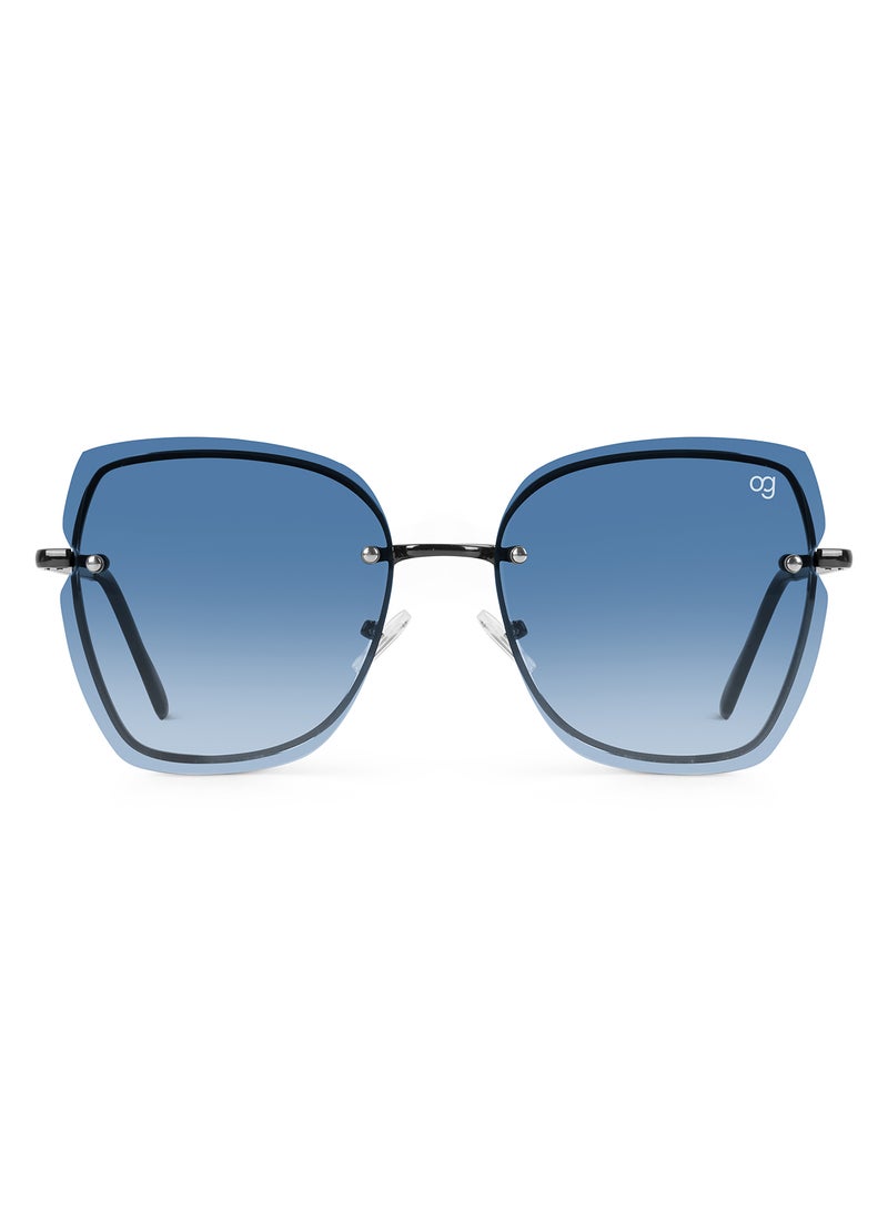 ووجلز نظارة شمسية نسائية بلو إكس كات آي بدون إطار بحماية من الأشعة فوق البنفسجية - Image 3