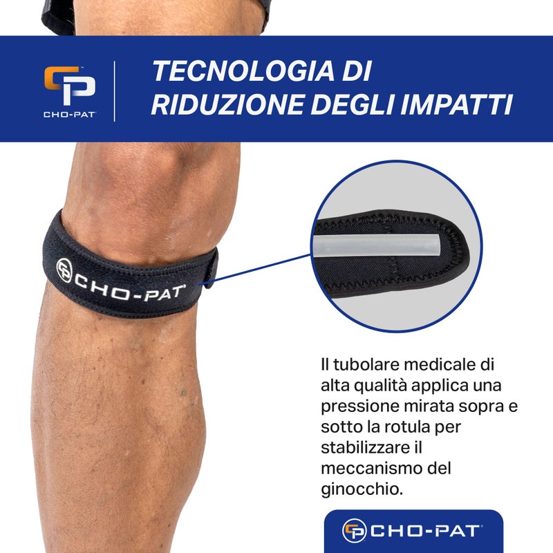 Cho-Pat Patella Knee Strap, Fully Adjustable Support for Runnerâ€™s Knee, Chondromalacia, and Knee Pain, OSFM - Image 4