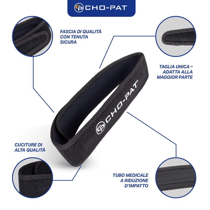 Cho-Pat Patella Knee Strap, Fully Adjustable Support for Runnerâ€™s Knee, Chondromalacia, and Knee Pain, OSFM - Image 5