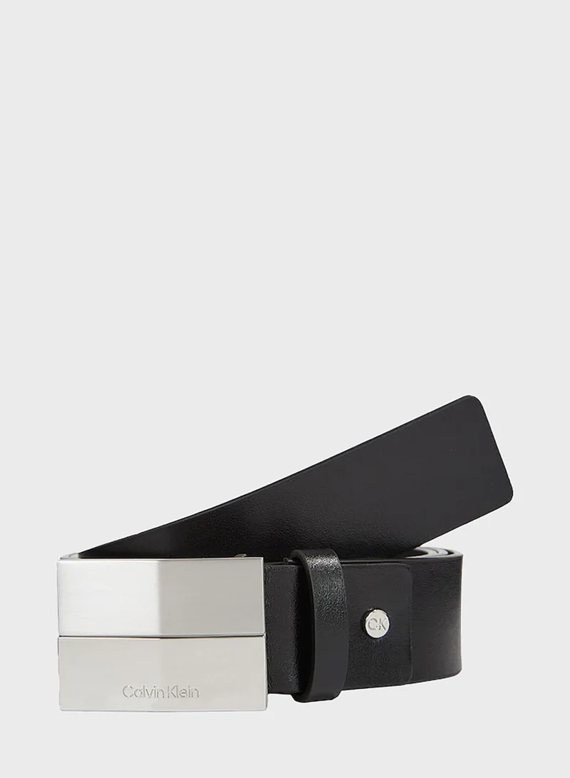 CALVIN KLEIN Adj 2 Finish Plaque 35Mm Belt