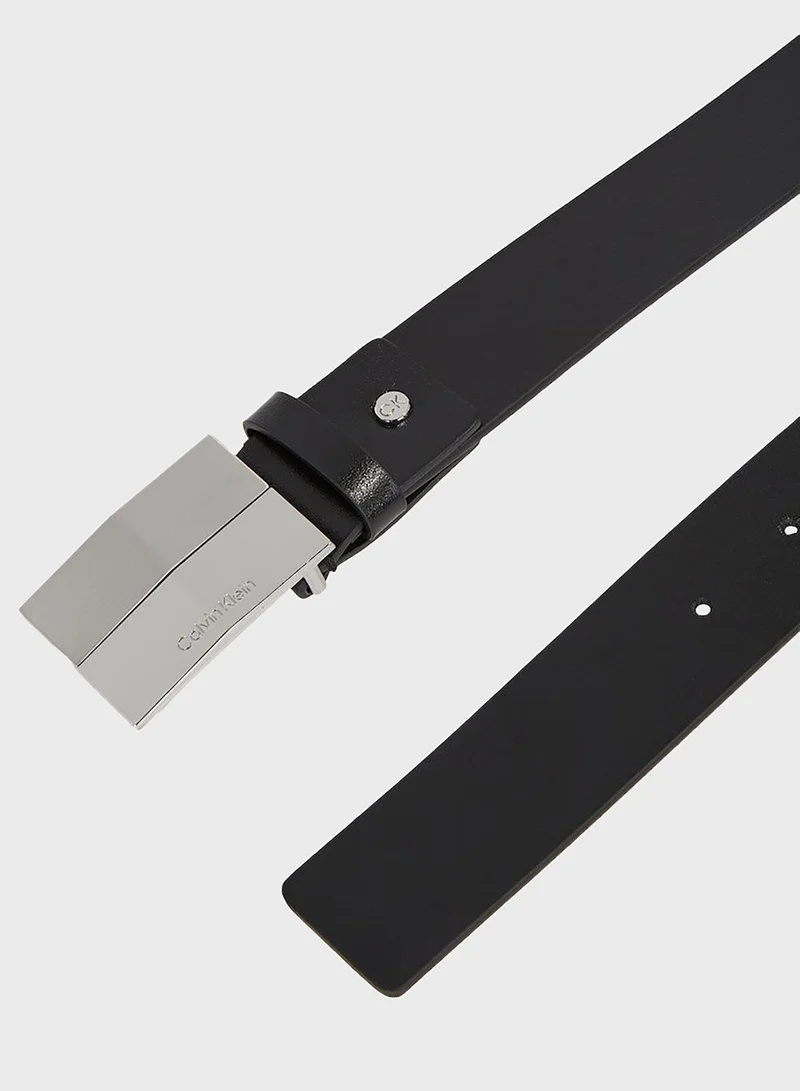 CALVIN KLEIN Adj 2 Finish Plaque 35Mm Belt