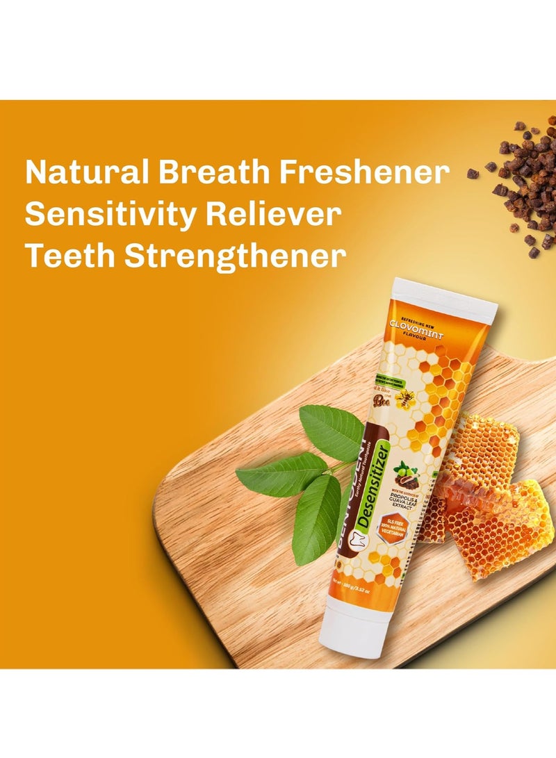 Bentodent Toothpaste - Desensitizer Natural Sensitivity Relief Toothpaste with Clove And Mint - 100 Gm - Image 4