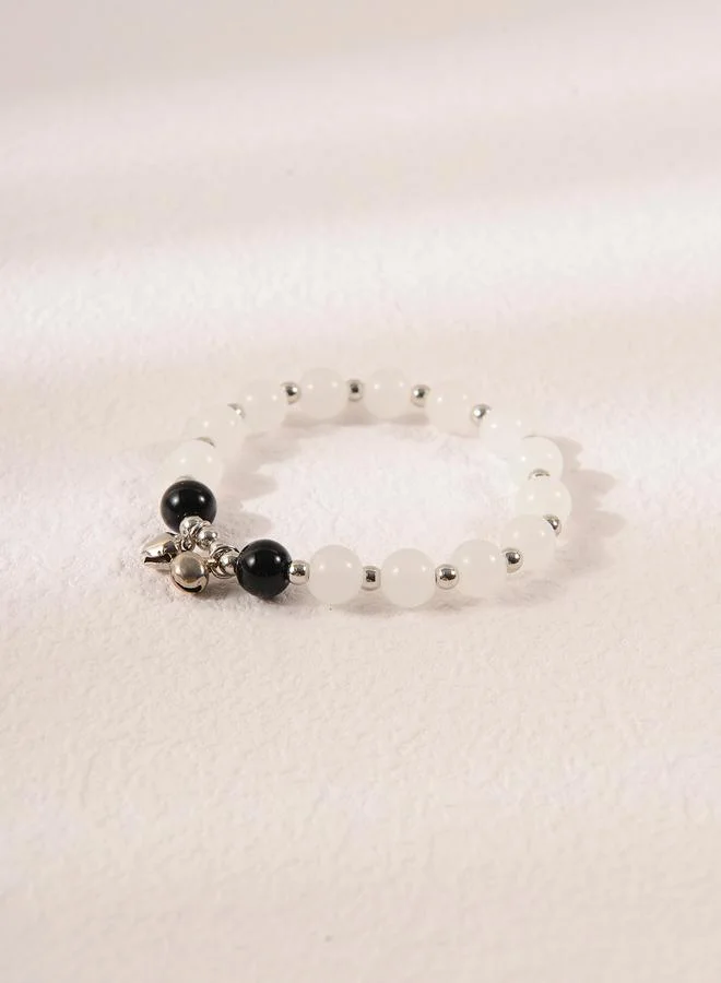 Take Two  1PC Color Block Beaded Stretch Bracelet for Women | Best Price UAE