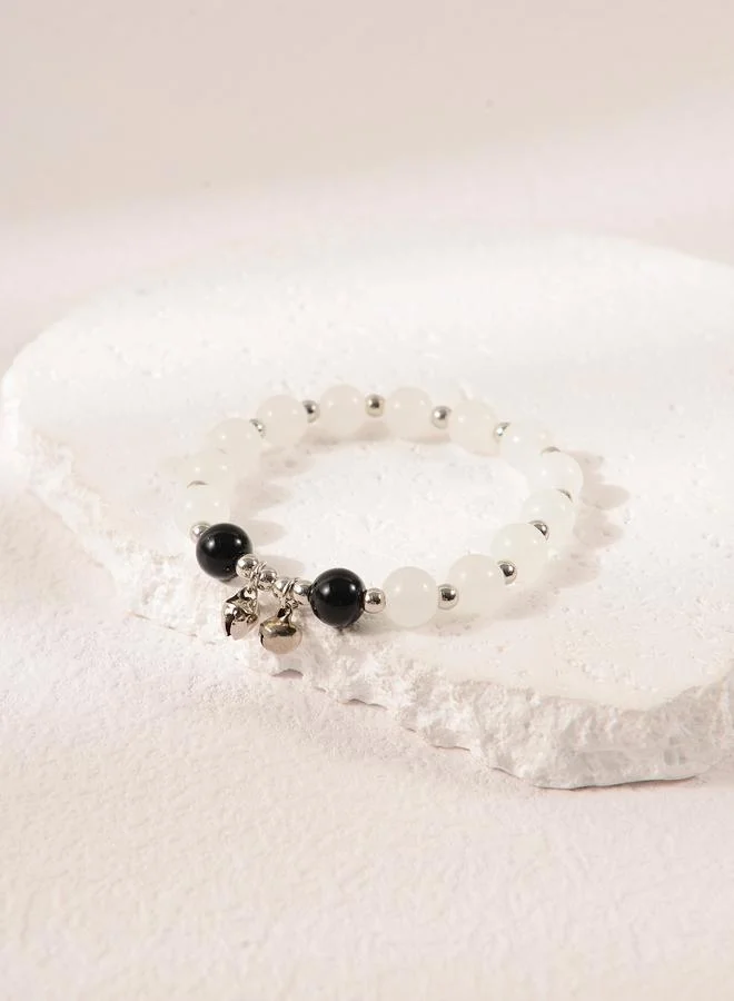 Take Two  1PC Color Block Beaded Stretch Bracelet for Women | Best Price UAE