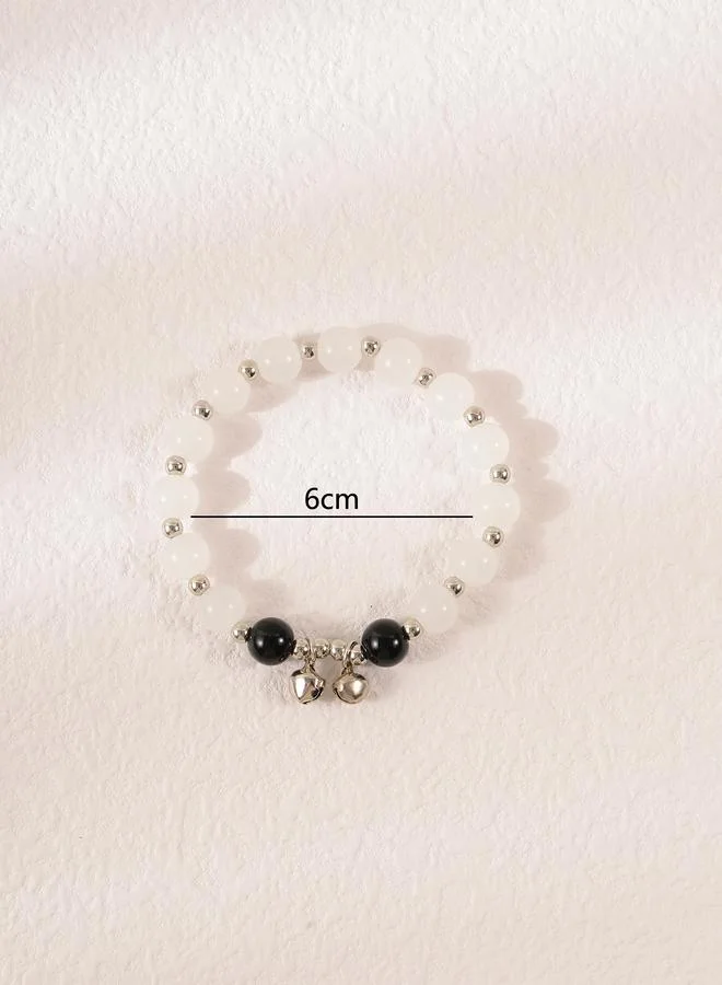 Take Two  1PC Color Block Beaded Stretch Bracelet for Women | Best Price UAE