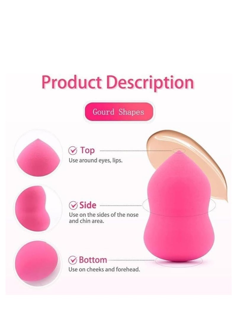 Generic - Professional Sponge Set: Soft, latex-free sponges to blend foundation, concealer, and powder professionally, comes with a storage case in assorted colors to suit all tastes - Image 1