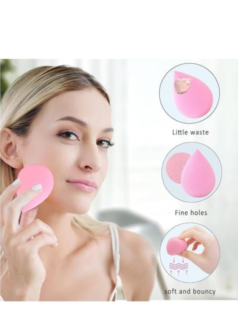 Generic - Professional Sponge Set: Soft, latex-free sponges to blend foundation, concealer, and powder professionally, comes with a storage case in assorted colors to suit all tastes - Image 1