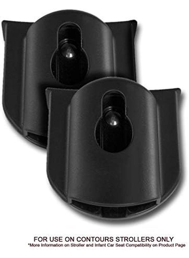 Contours Britax Infant Car Seat Adapter Black Pack Of 1 - Image 2