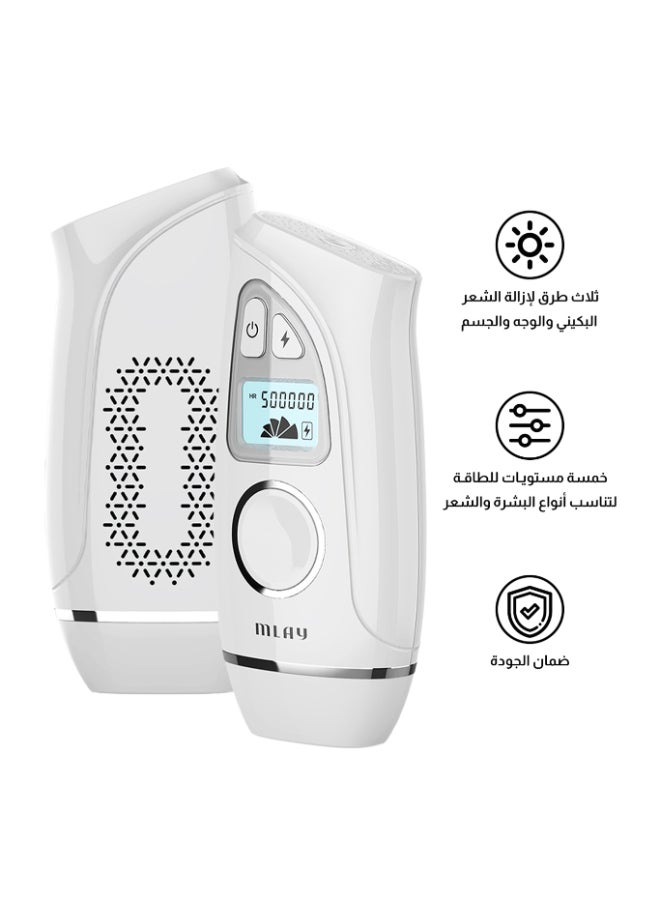 MLAY Permanent IPL Laser Hair Removal Device White - Image 5
