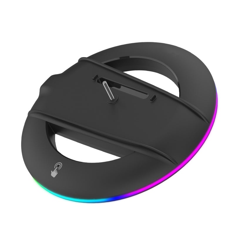 Console Vertical Stand with 14 RGB Lighting Modes - Stable Secure Support for Slim Disc Digital Edition - Enhanced Cooling System for Gaming Setup - Image 4