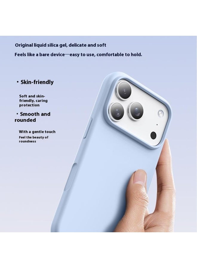 iPhone 17 Pro Liquid Silicone Case | Silky Soft Touch Shockproof Cover | Full-Body Anti-Scratch Protective Case for iPhone 17 Pro 6.3-Inch | Slim Durable Non-Slip Silicone Phone Case - Image 3