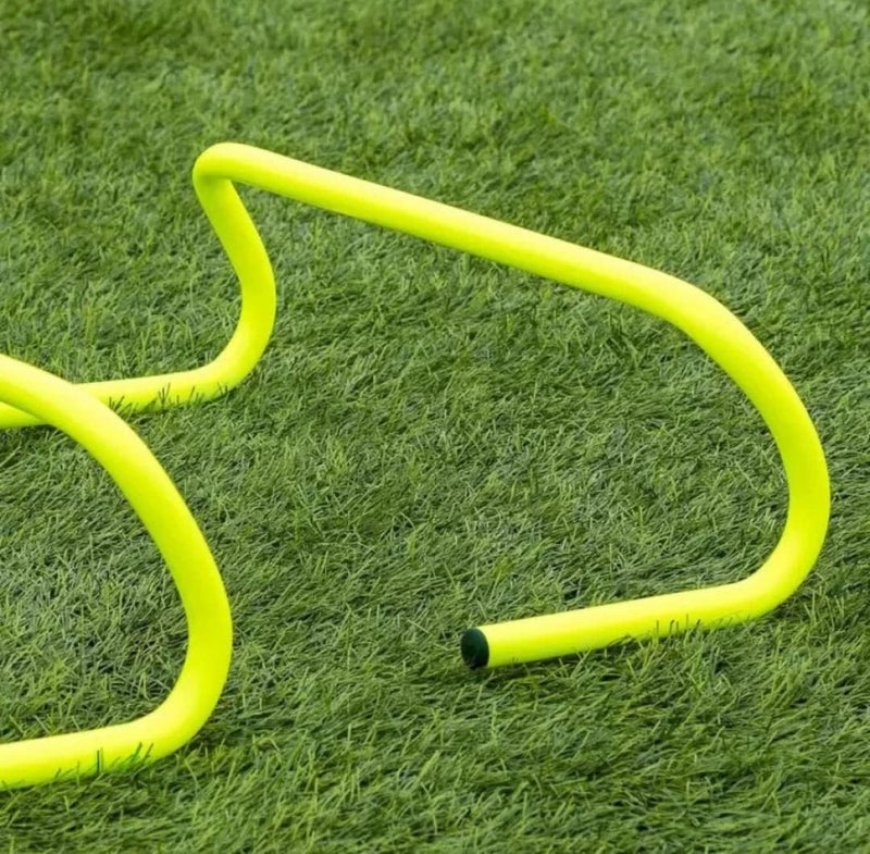 CABRIO Speed Training and Practice Hurdle Track and Fields 6 inch for Unisex Adult Yellow Color Pack of (8) - Image 5