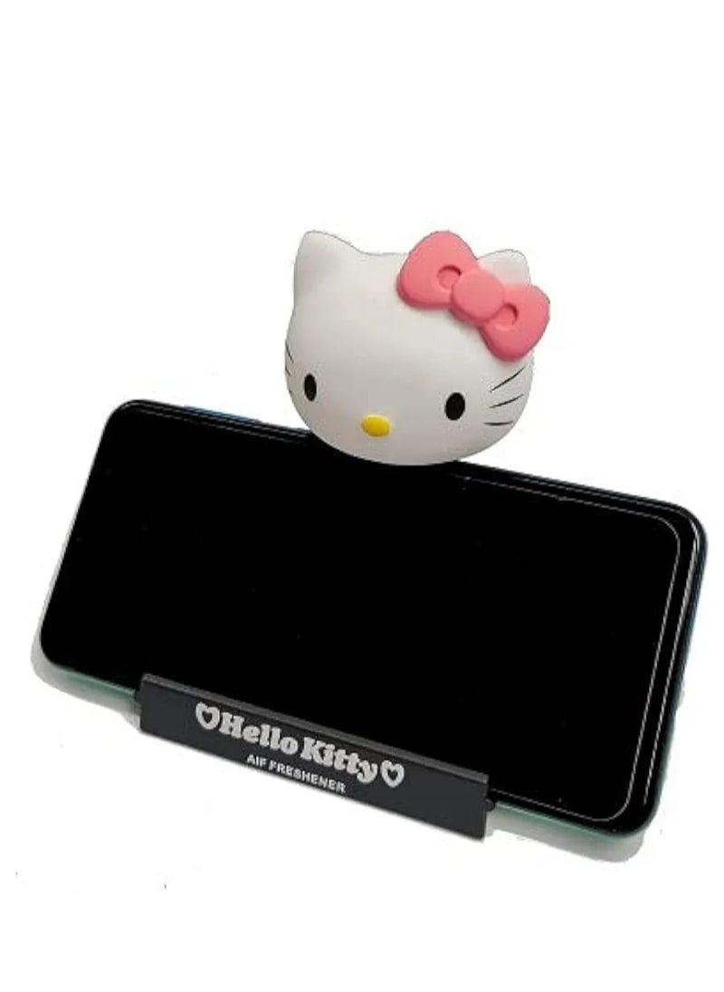 null - Hello Kitty Action Figure Limited Edition Bobblehead with Mobile Holder for Car Dashboard, Office Desk & Study Table - Image 1
