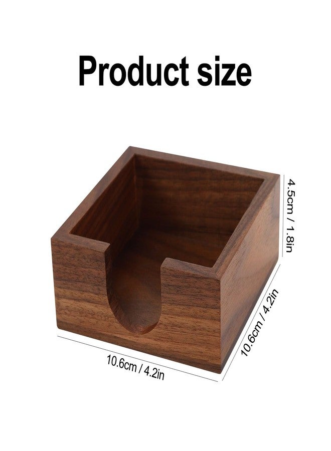 MultiBey Sticky Notes Memo Pad Holder Dispenser Wooden Post it Note Holder Walnut Desk Supplies Organizer Accessories for Office Home Schools - Image 5