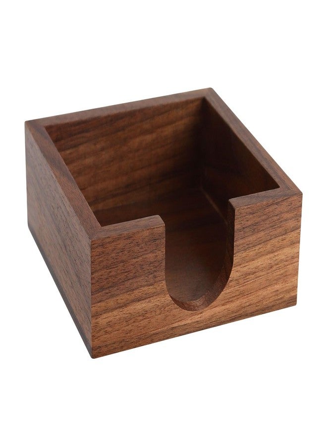 MultiBey Sticky Notes Memo Pad Holder Dispenser Wooden Post it Note Holder Walnut Desk Supplies Organizer Accessories for Office Home Schools - Image 1