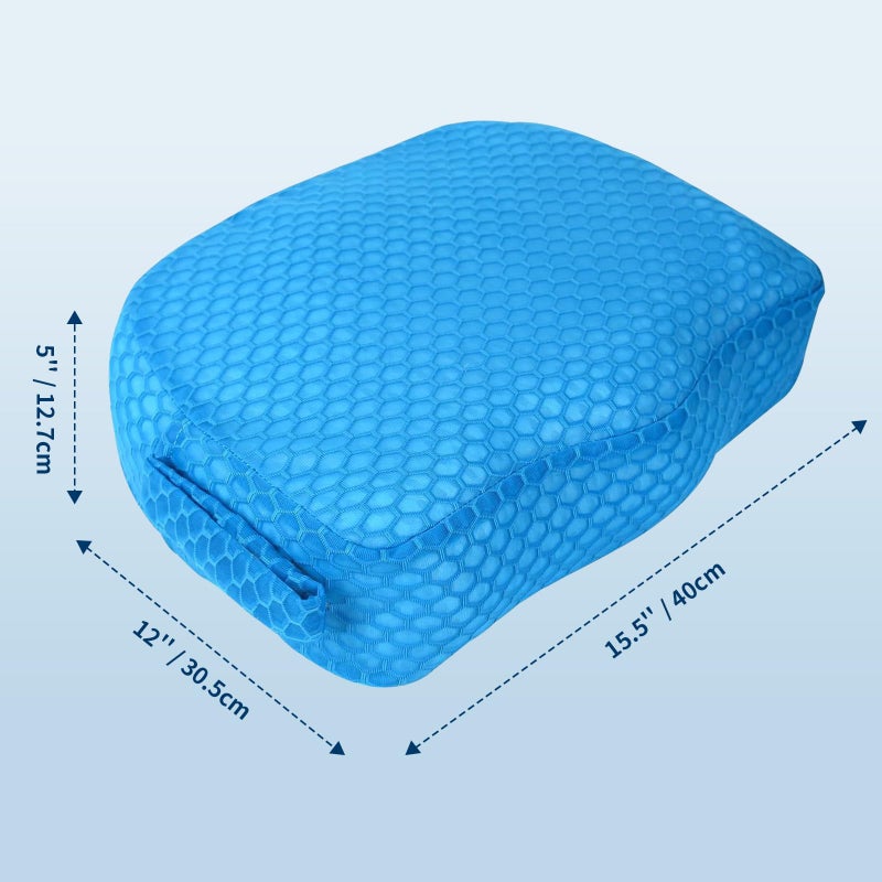 Samplife Hot Tub Booster Seat, Weighted SPA Booster Seat Cushion for Adults, 3D Air Mesh Inflatable Hot Tub Seat Accssories with Non-Slip Micro Dot Bottom,Indoor or Outdoor Quick Dry Hot Tub Pillow - Image 4