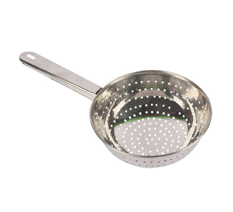Pass Pass PassPass Large Scoop Colander & Skimmer Spoon | Premium 304 Stainless Steel Slotted Strainer | Perfect for Soups, Pasta & Frying (12.5 Inch) - Image 1