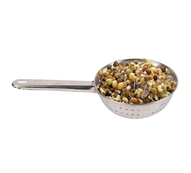Pass Pass PassPass Large Scoop Colander & Skimmer Spoon | Premium 304 Stainless Steel Slotted Strainer | Perfect for Soups, Pasta & Frying (12.5 Inch) - Image 5