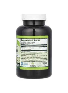 Herbal Secrets Herbal Secrets, Ginger Root, 550 mg, 120 Veggie Capsules  - Image 2
