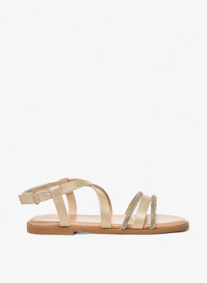 Flora Bella By Shoexpress Girls Embellished Sandals Ramadan Collection - Image 1